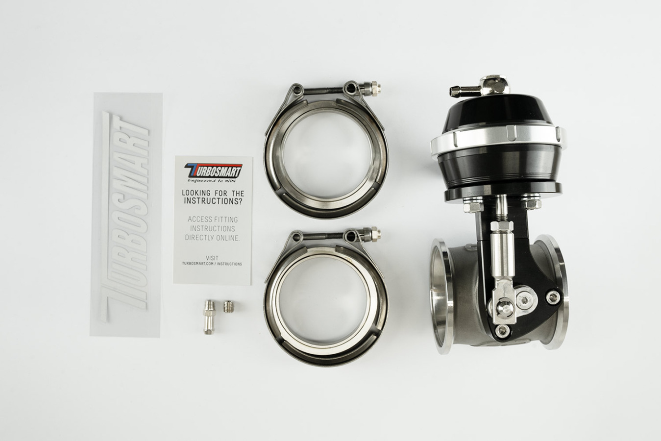Turbosmart Pneumatic StraightGate50 (Vacuum-Based) 6 InHg External Wastegate (Black) - Image 6