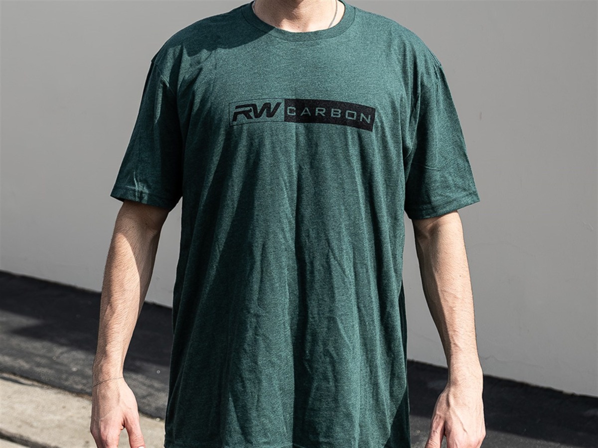 RW Carbon RW Black Decal Green T-Shirt - Image 2