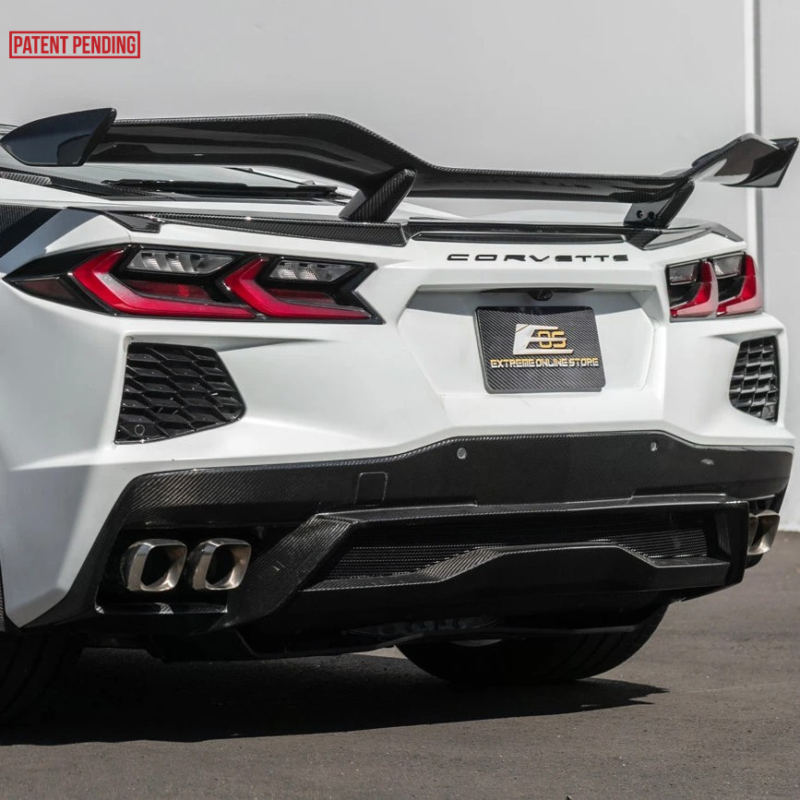 C8 Stingray with Z06 conversion high wing installed