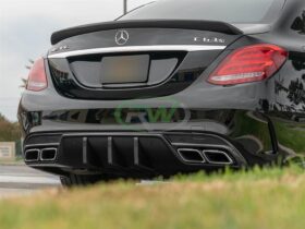 RW Carbon W205 C63/C63S AMG DTM CF Diffuser - Image 10