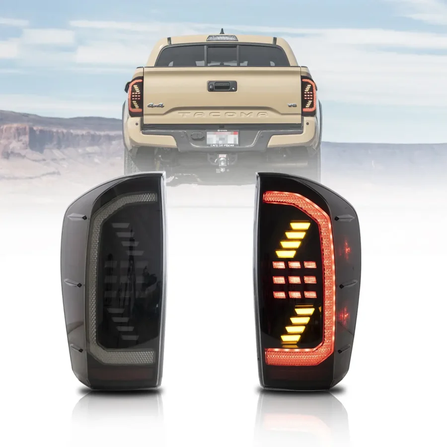Vland 2016-2023 Toyota Tacoma 3rd Gen (N300) LED Tail Lights With Dynamic Welcome Lighting - Image 5