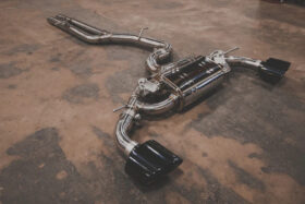 Valvetronic Designs RS3 / TTRS 8V Valved Sport Exhaust System Brushed Finish - Image 6