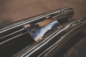 Valvetronic Designs RS3 / TTRS 8V Valved Sport Exhaust System Brushed Finish - Image 2