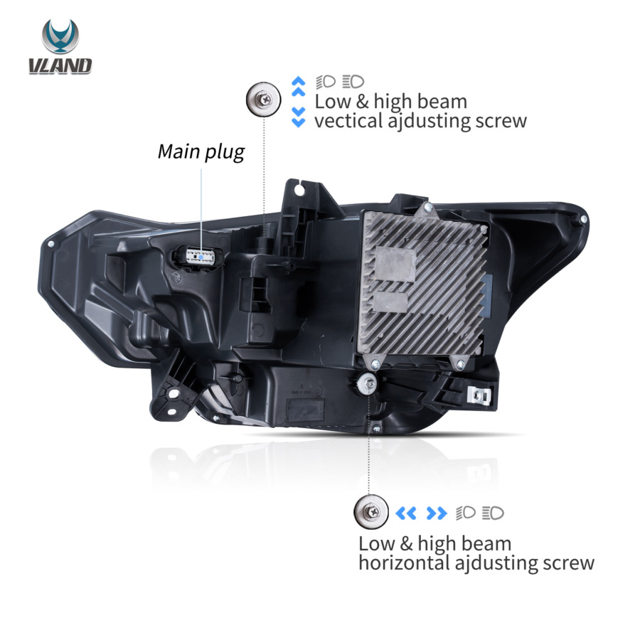 Vland 2023-2026 Ford Mustang S650 Headlights Full LED With Start-up Animation - Image 6