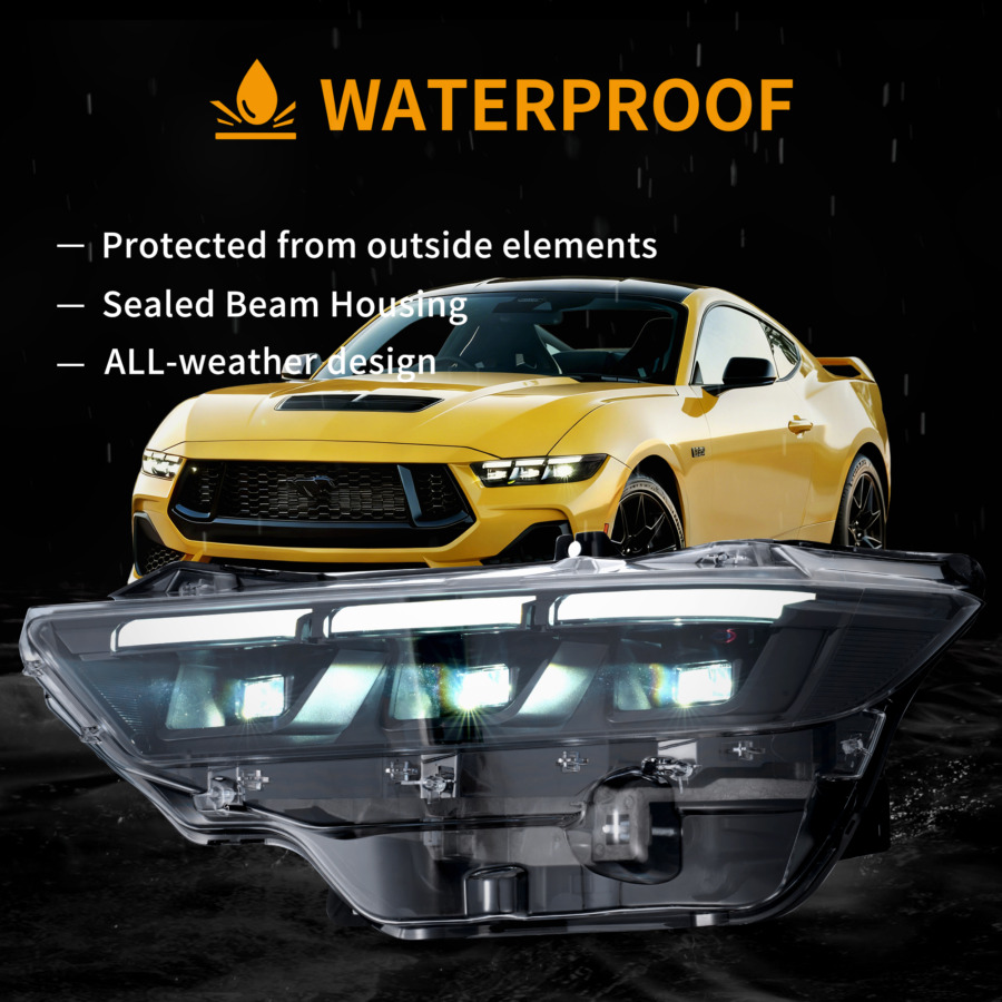 Vland 2023-2026 Ford Mustang S650 Headlights Full LED With Start-up Animation - Image 8