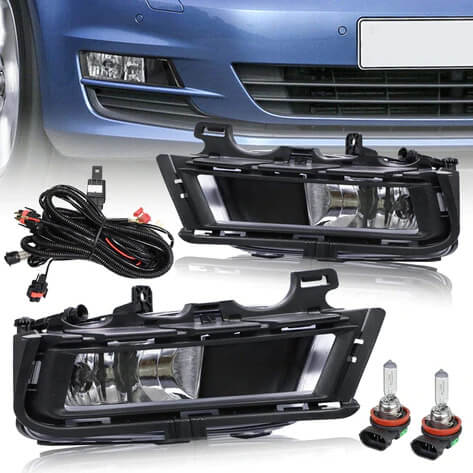 Vland 13-17 Volkswagen Golf 7 MK7 Bumper Fog Lights (Bulbs Included)(US Available)