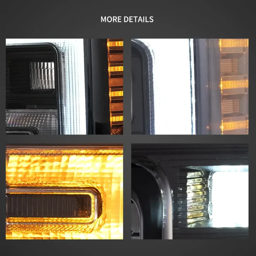 Vland 2017-2019 Ford F250 F350 F450 F550 Super Duty Full LED Headlights - Image 4