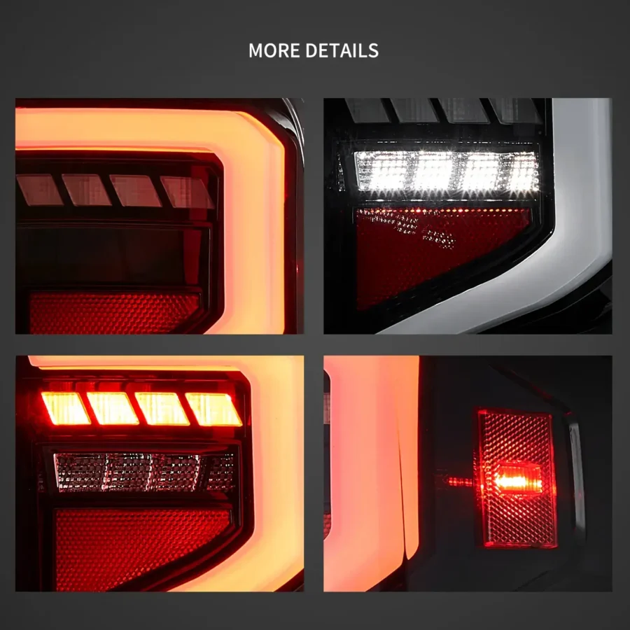 Vland 2014-2018 Chevrolet Silverado LED Tail Lights With Dynamic Welcome Lighting - Image 7