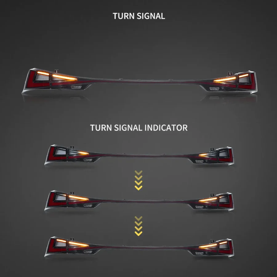 Vland 2014-2020 Lexus IS 250 200t 300h F Sport LED Tail Lights Unique Design - Image 3