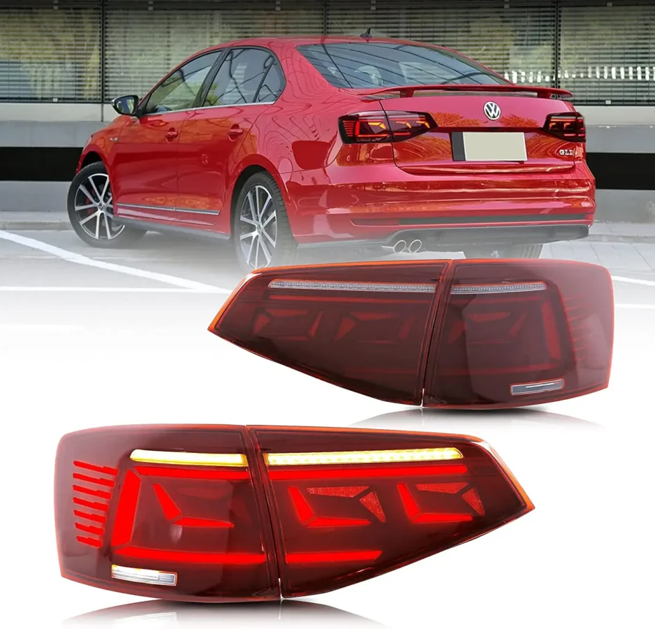 Vland 2015-2018 Volkswagen Jetta 6th Gen (A6) II LED Tail Lights With Dynamic Welcome Lighting
