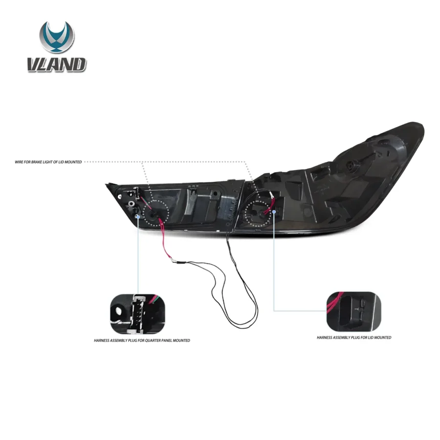 Vland 2018-2024 BMW 3 Series G20/G80 M3 OLED Tail Lights Sequential Turn Signal With Dynamic Welcome Lighting - Image 7