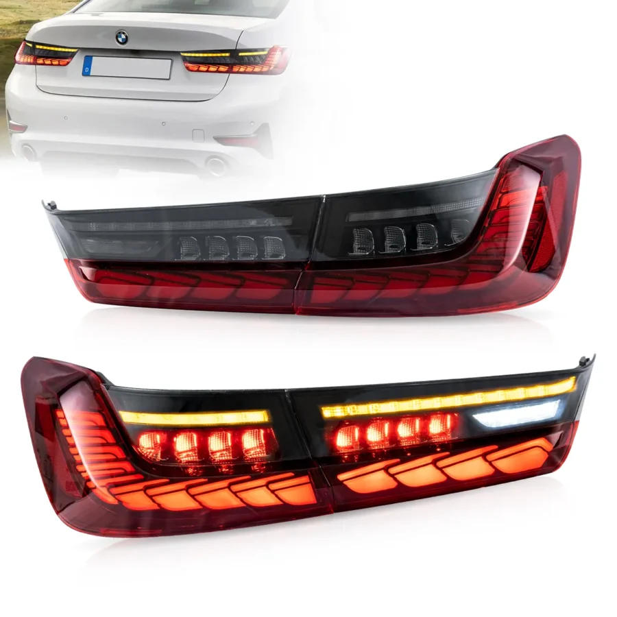 Vland 2018-2024 BMW 3 Series G20/G80 M3 OLED Tail Lights Sequential Turn Signal With Dynamic Welcome Lighting