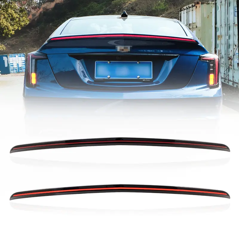 Vland 2020-2022 Cadillac CT5 LED Rear Bumper Trunk Tail Lighting With Red Sequential Turn Signal
