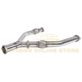 Extreme Online Store EOS 370z / 14-Up Infiniti Q50 2.5" Y-Pipe Exhaust for Nissan 370Z