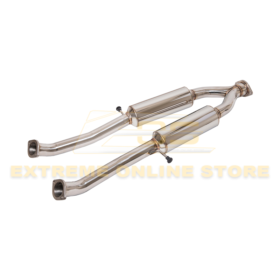 Extreme Online Store EOS 370Z Z34 2.5" Resonated Mid Pipe for Nissan 370Z