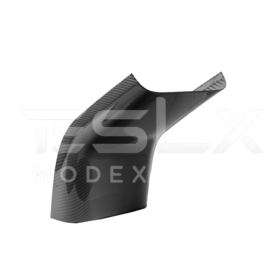 Extreme Online Store EOS Model 3 & 20-24 Y Carbon Fiber Interior Rear Anti-Kick Plate Cover for Tesla Model X