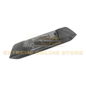2024+ Ford Mustang DRY CARBON FIBER License Plate Backing - image 1