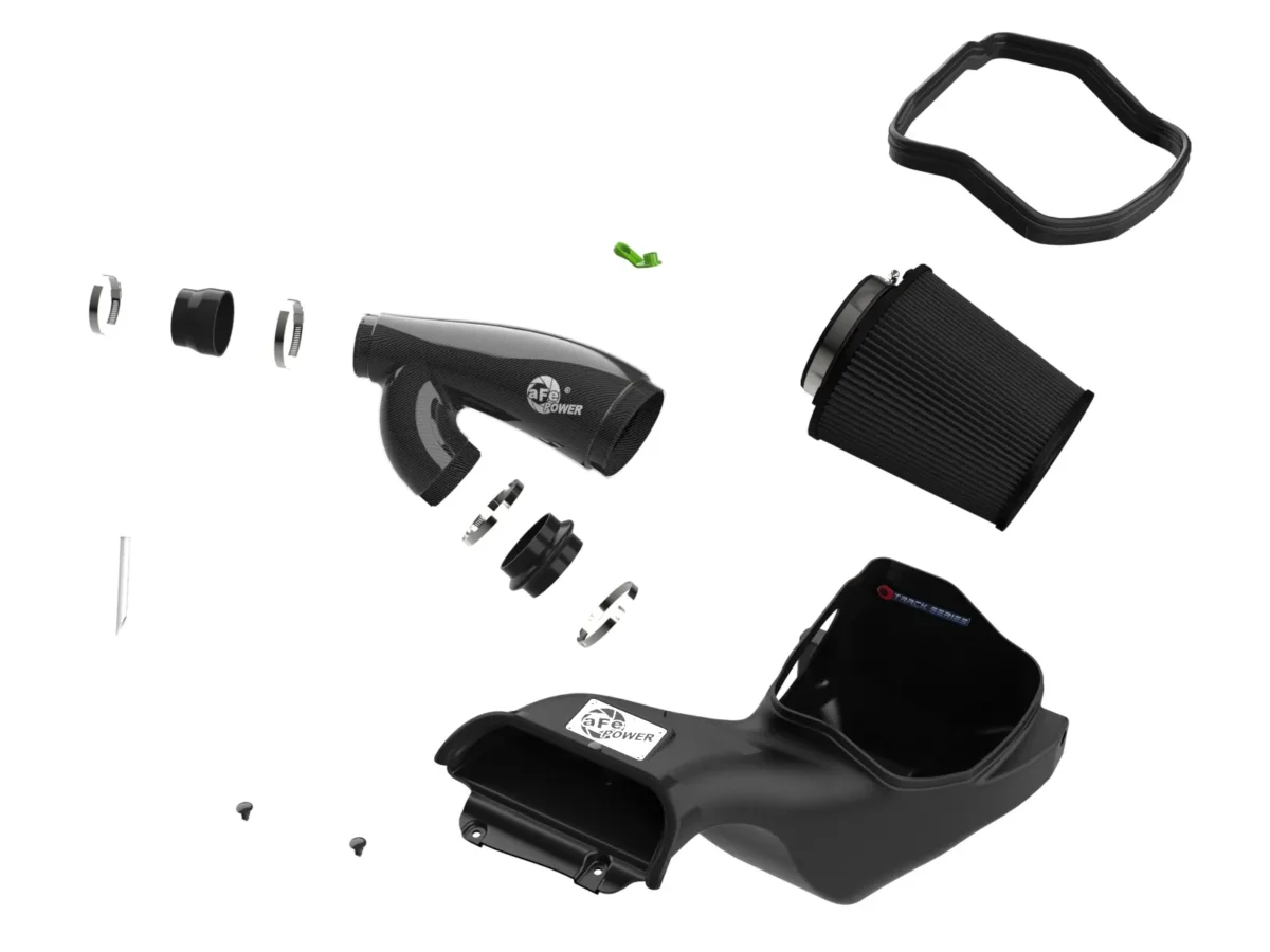 aFe Power 57-10031K Carbon Fiber Cold Air Intake System Side View