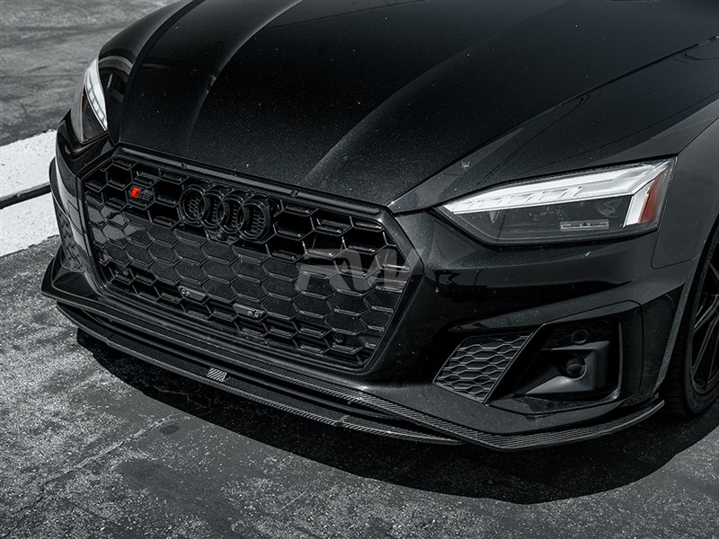 RW Carbon Audi A5 S-Line S5 Carbon Fiber Front Lip Spoiler