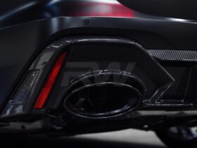 RW Carbon RS6 RS7 C8 Carbon Fiber Diffuser for Mustang EcoBoost - Image 4