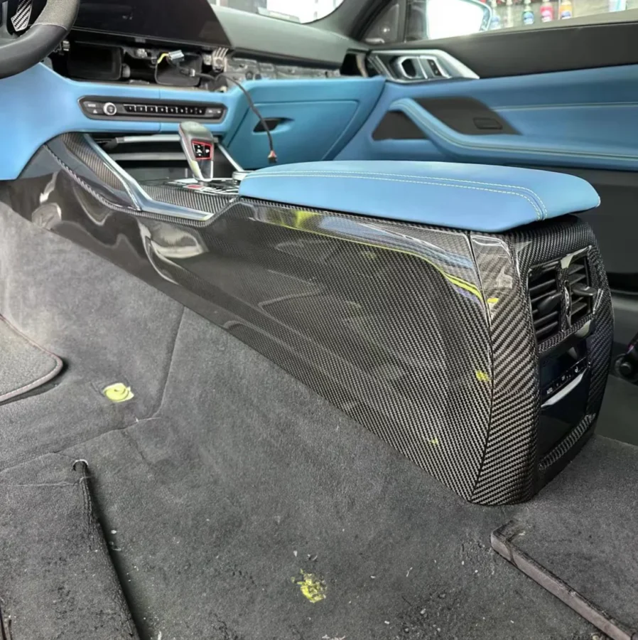 BayOptiks 2021-2024 BMW G80 M3 G82 M4 G87 M2 Carbon Fiber Center Console Side & Rear Vent Trim