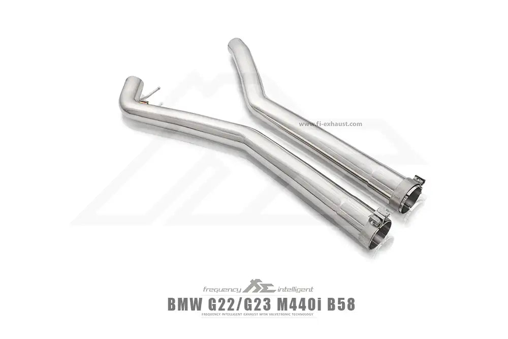 Fi 2021-2025 BMW G22/G23/G26 M440i – 3.0T B58 – (Quad Tips) Valvetronic Catback Exhaust - Image 5