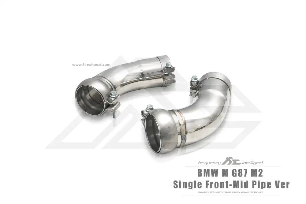 Fi 2022-2025 BMW G87 M2 Single Front Mid Pipe Valvetronic Catback Exhaust - Image 5