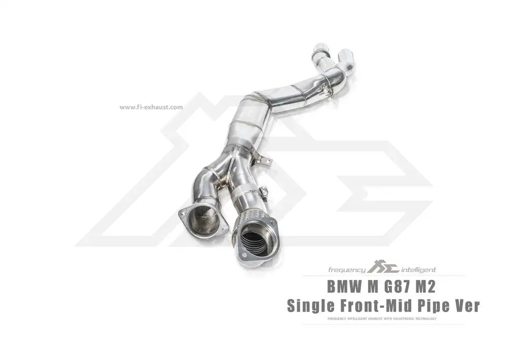 Fi 2022-2025 BMW G87 M2 Single Front Mid Pipe Valvetronic Catback Exhaust