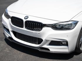 RW Carbon F30 F31 R Style Carbon Fiber Front Lip for BMW 3 Series