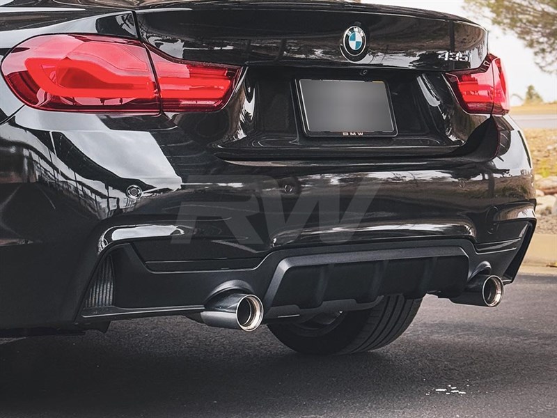 RW Carbon BMW F32 F33 F36 Performance Style Black Diffuser