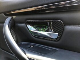 RW Carbon F30 F32 F8x Carbon Fiber Door Handle Trims for BMW 3 Series