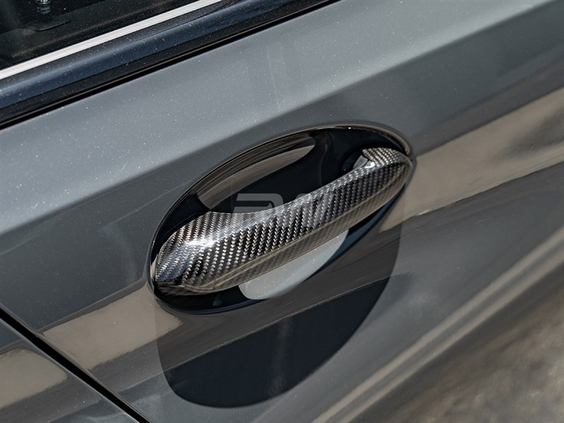 RW Carbon BMW Carbon Fiber Door Handle Trim Set