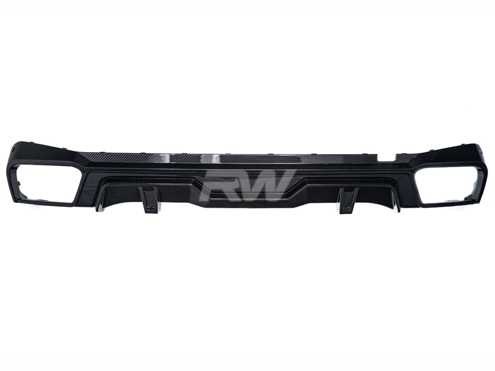 RW Carbon G05 X5 SQ Style Dry Carbon Fiber Rear Diffuser for BMW X Series - Image 2