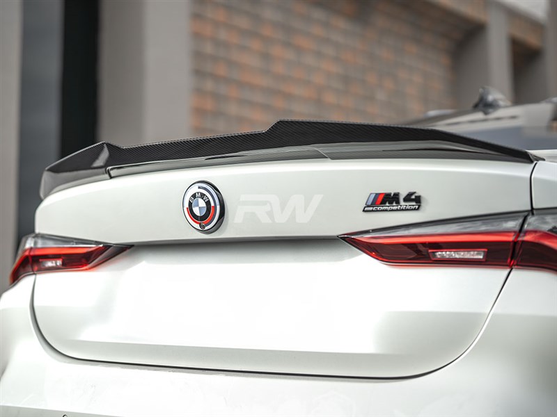 RW Carbon BMW G22/G82 GTX Carbon Fiber Trunk Spoiler
