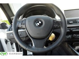 Brand: 2013-2017 BMW 5 Series F10 F12 Carbon Fiber Steering Wheel Trim