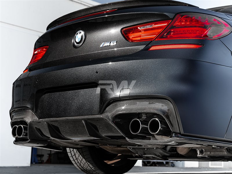 Brand: 2013-2017 BMW 6 Series F06 F12 F13 M6 3D Style Carbon Fiber Diffuser
