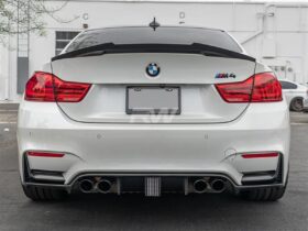 Brand: 2015-2020 BMW 4 Series F82 M4 Style Carbon Fiber Trunk Spoiler