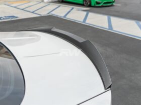 Brand: 2015-2020 BMW 4 Series F82 M4 Style Carbon Fiber Trunk Spoiler