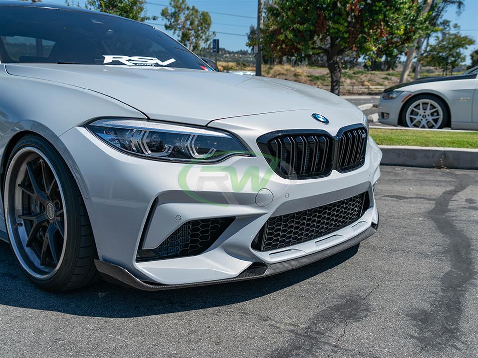 Brand: 2019-2021 BMW 2 Series F87 M2 Competition Carbon Fiber Front Lip