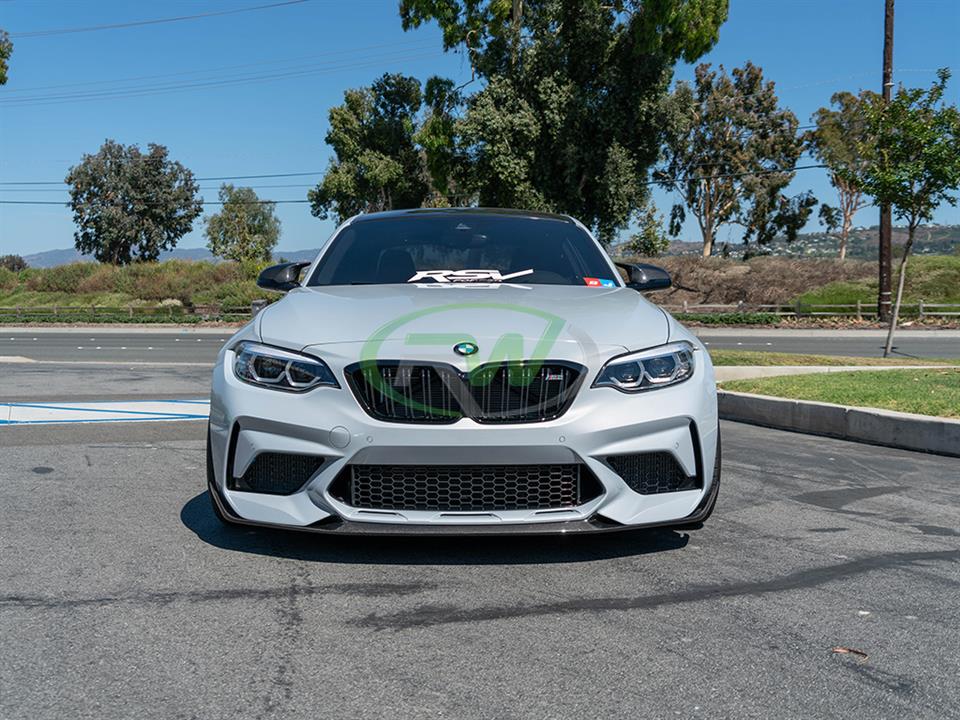 Brand: 2019-2021 BMW 2 Series F87 M2 Competition Carbon Fiber Front Lip
