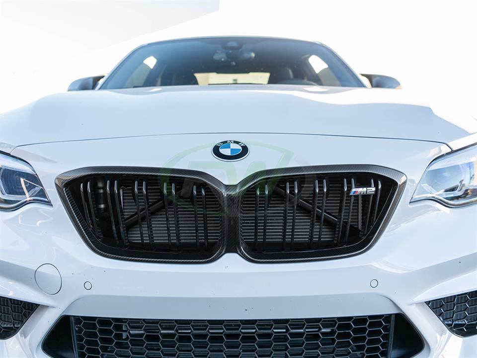 Brand: 2019-2021 BMW 2 Series F87 M2 Competition CF Grille Replacement