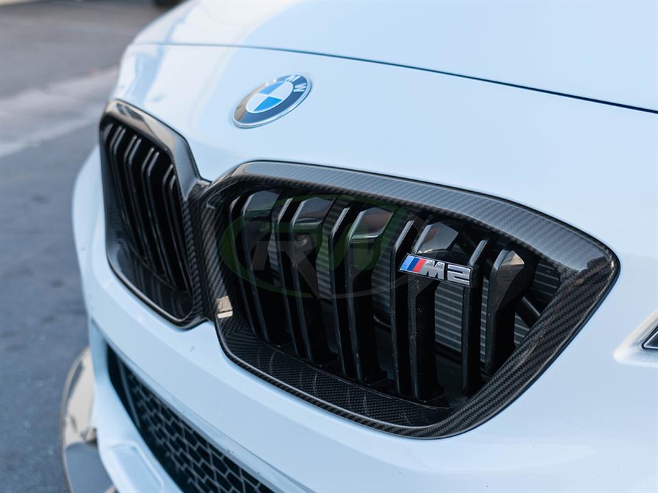 Brand: 2019-2021 BMW 2 Series F87 M2 Competition CF Grille Replacement