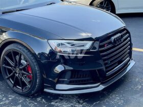 Brand: 2020-2024 Audi 8v A3 S Line/S3 Facelift Carbon Fiber GTX Front Lip