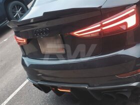 Brand: 2020-2024 Audi 8V A3/S3/RS3 Carbon Fiber GTX Trunk Spoiler