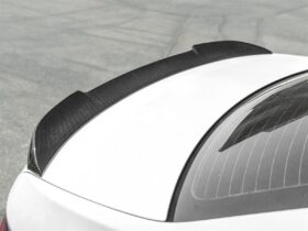 Brand: 2020-2024 BMW 2 Series F22 F87 CS Style Carbon Fiber Trunk Spoiler