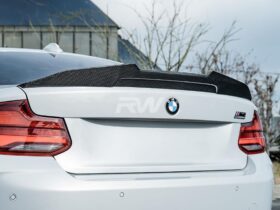 Brand: 2020-2024 BMW 2 Series F22/F87 GTX V2 Carbon Fiber Trunk Spoiler