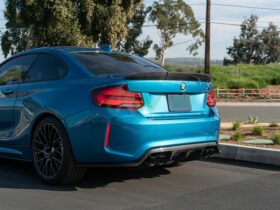 Brand: 2020-2024 BMW 2 Series F22 F87 RWS Carbon Fiber Trunk Spoiler