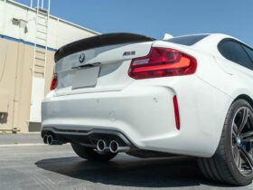 Brand: 2020-2024 BMW 2 Series F22 F87 RWS Carbon Fiber Trunk Spoiler