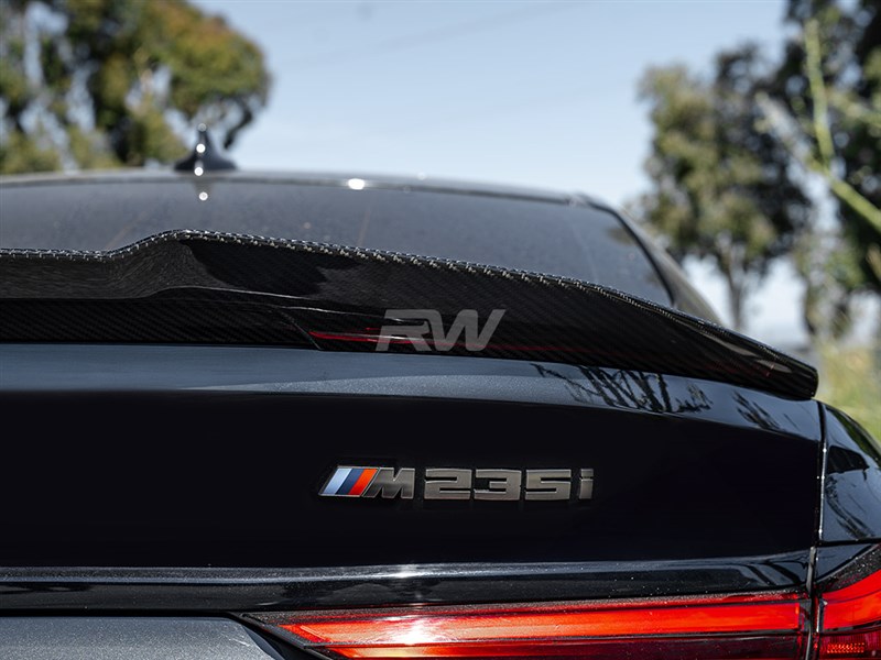 Brand: 2020-2024 BMW 2 Series F44 2 Series GTX Carbon Fiber Trunk Spoiler