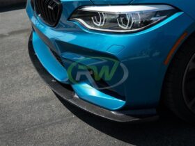 Brand: 2020-2024 BMW 2 Series F87 M2 3D Style CF Front Lip Spoiler
